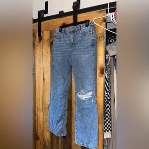 Garage wide leg jeans